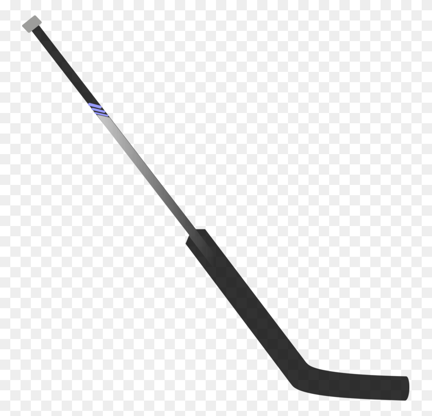 753x750 Goaltender Hockey Sticks Ice Hockey Stick - Goalie Clipart