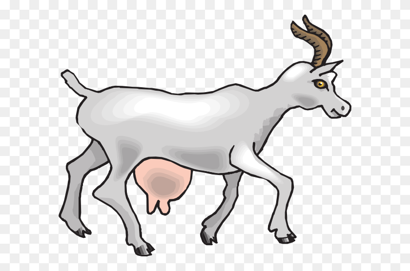 600x496 Goat Clipart - Boer Goat Clip Art