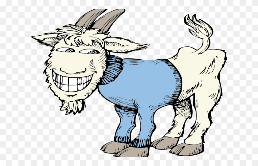 640x480 Goat Clipart Front - Billy Goat Clipart