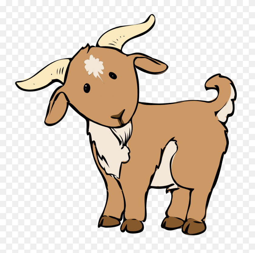 1000x989 Goat Clipart Group With Items - Peer Pressure Clipart