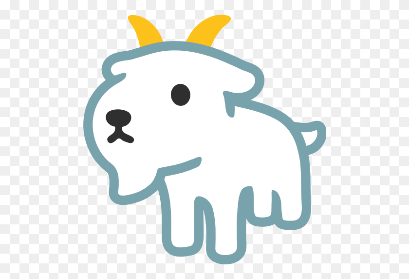 512x512 Goat Emoji For Facebook, Email Sms Id - Goat Emoji PNG
