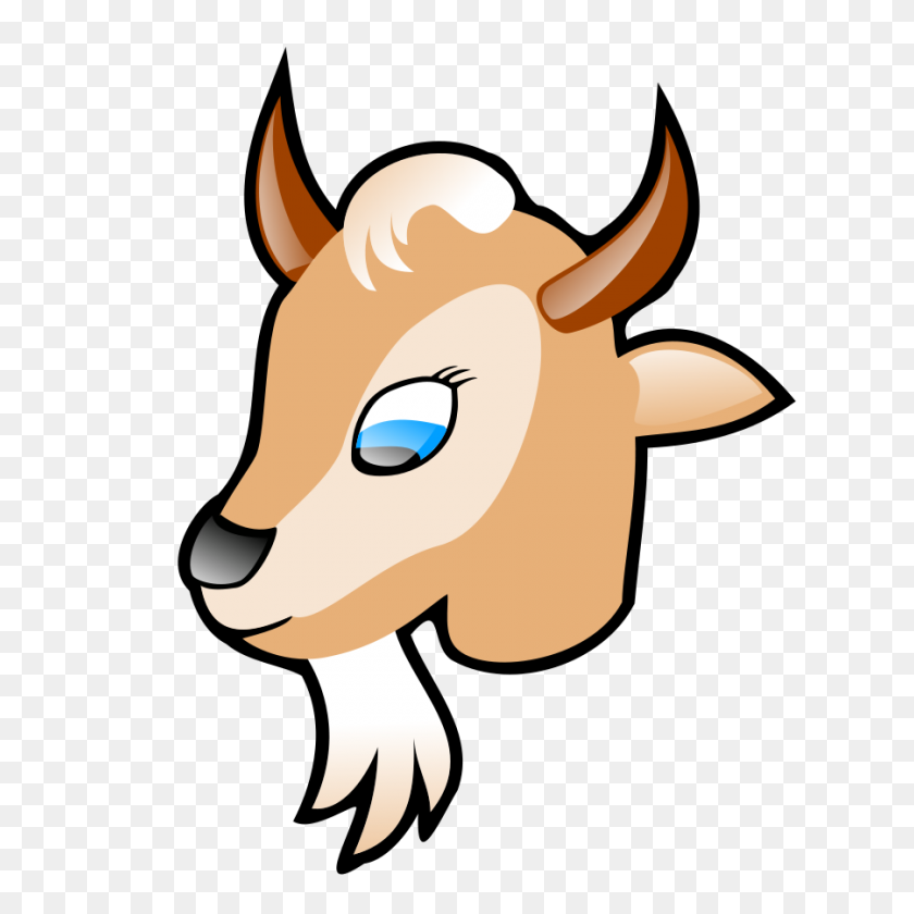 900x900 Goat Head Png Clip Arts For Web - Goat Clipart PNG