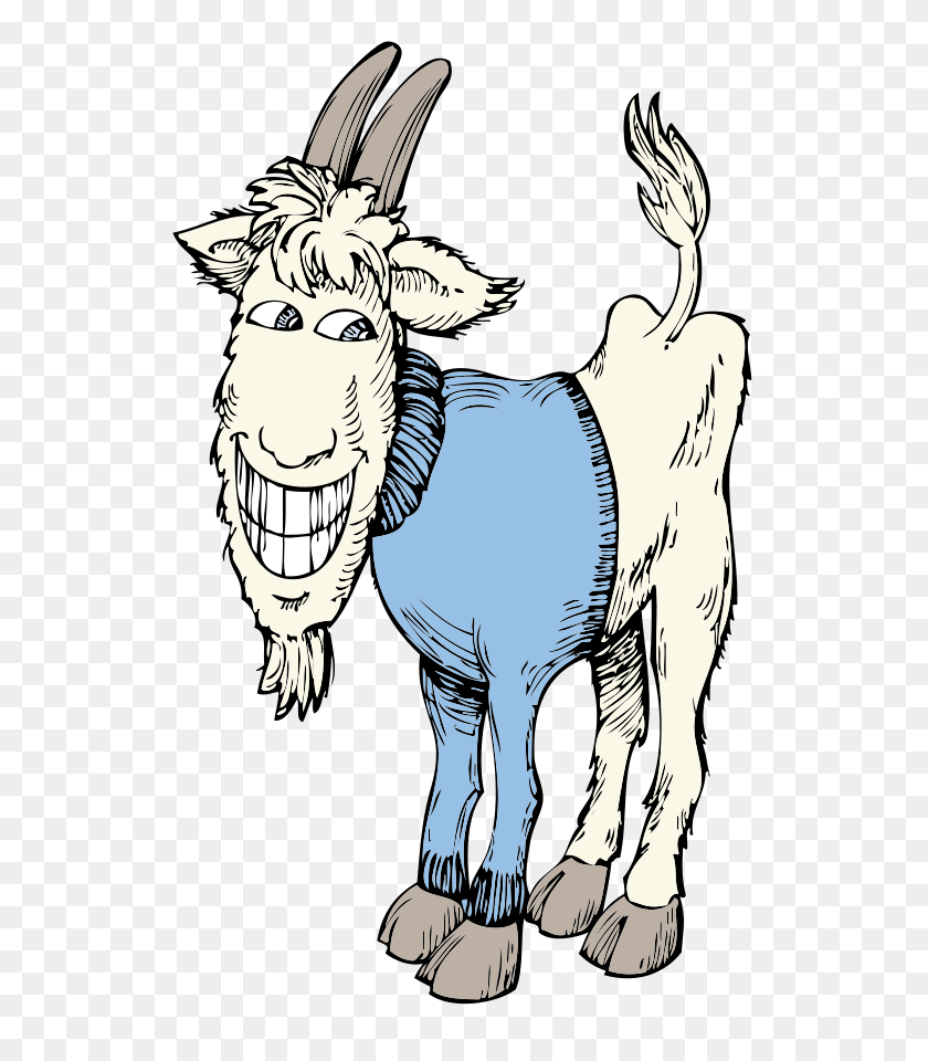 540x900 Goat In A Sweater Png Clip Arts For Web - Mountain Goat Clipart