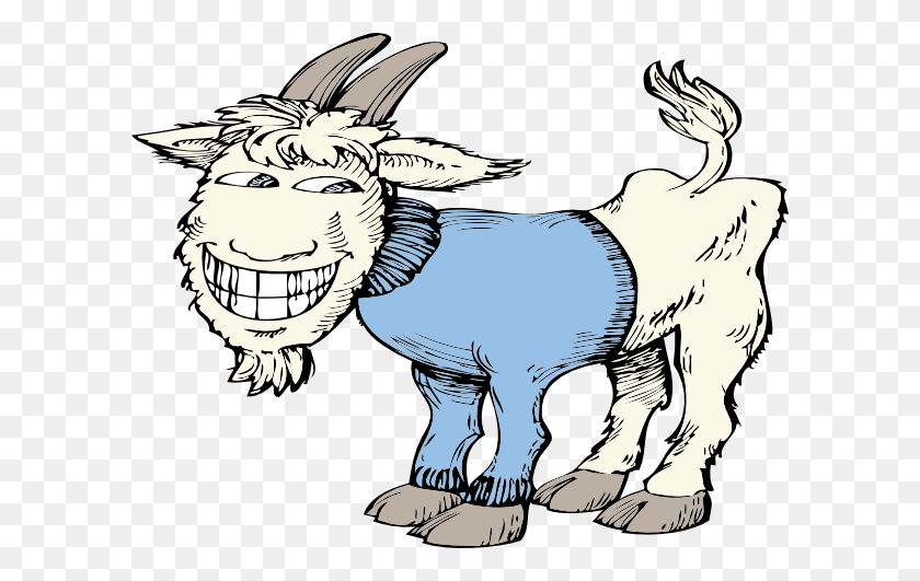600x471 Goat Png, Clip Art For Web - Donkey Head Clipart