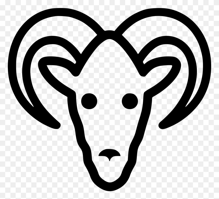980x885 Goat Png Icon Free Download - Goat Head PNG