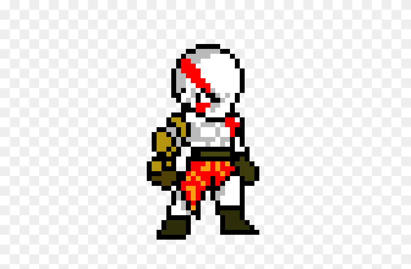400x490 God Of War Pixel Art Maker - God Of War PNG