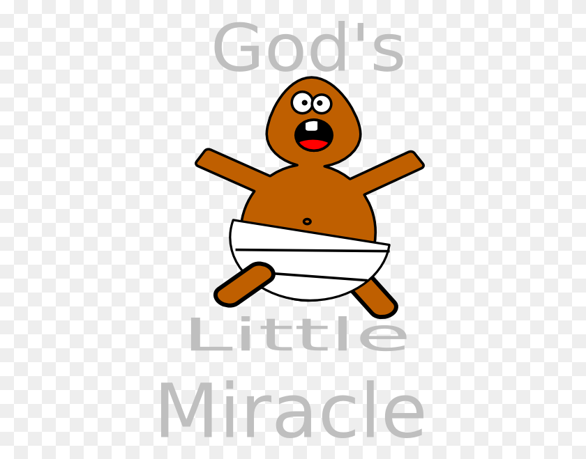 378x599 Dios S Little Miracle Cliparts Download - S Clipart