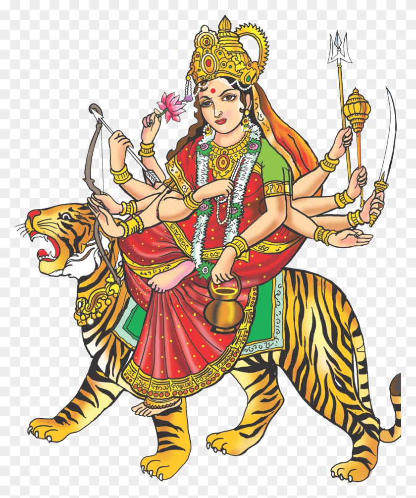 1320x1600 Goddess Navdurga Png Images - Goddess PNG