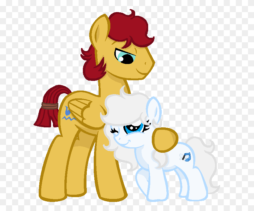 617x639 Godfather And Godchild - Mlp PNG