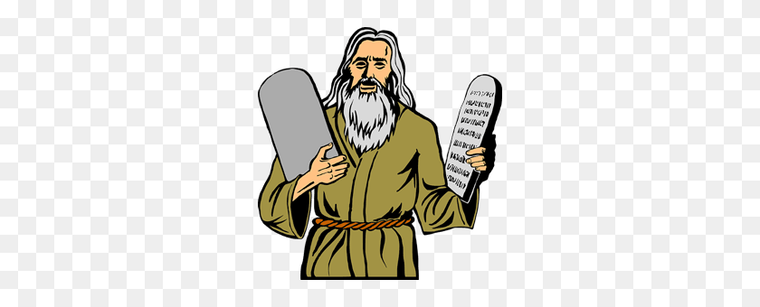 270x280 God's Ten Commandments Daily Prayers - Ten Commandments Clipart