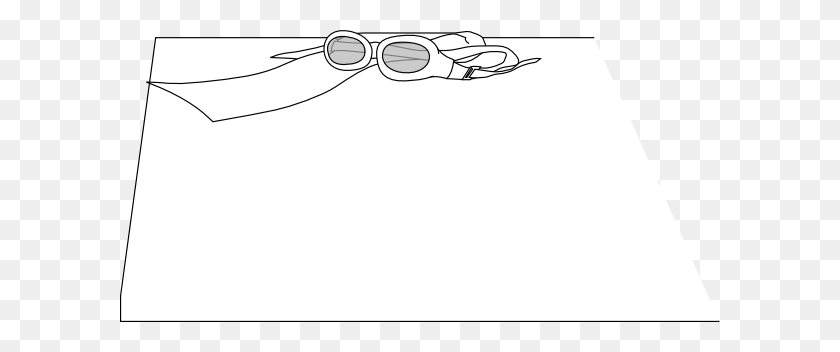 600x292 Goggles And Scarf Png, Clip Art For Web - Goggles Clipart