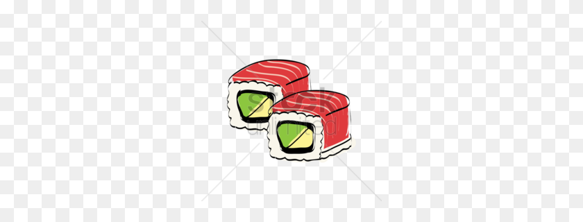 260x260 Goggles Clipart - Sushi Roll Clipart