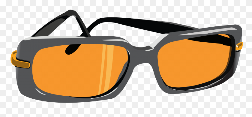 3890x1649 Goggles Clipart Spectacles - Nerd Glasses PNG