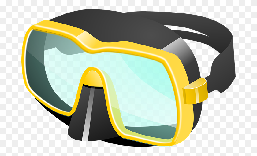 700x451 Goggles Glasses Diving Mask Clip Art - 3d Glasses Clipart