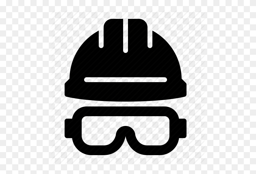 512x512 Goggles, Hard Hat, Hardhat, Helmet, Protection, Safety, Watchkit Icon - Safety Icon PNG