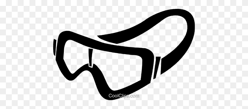 480x310 Goggles Royalty Free Vector Clip Art Illustration - Ski Goggles Clipart