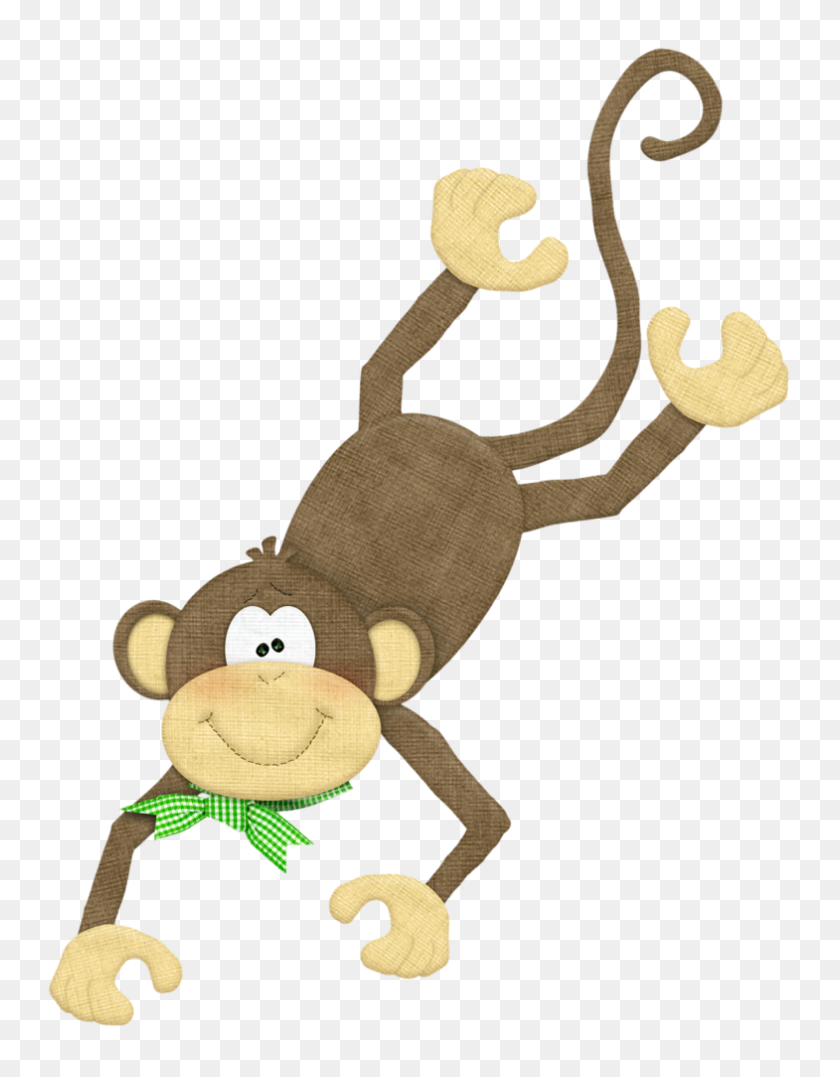 785x1024 Goin' Bananas Nitwit Collection Monkey, Safari - Monkey Banana Clipart
