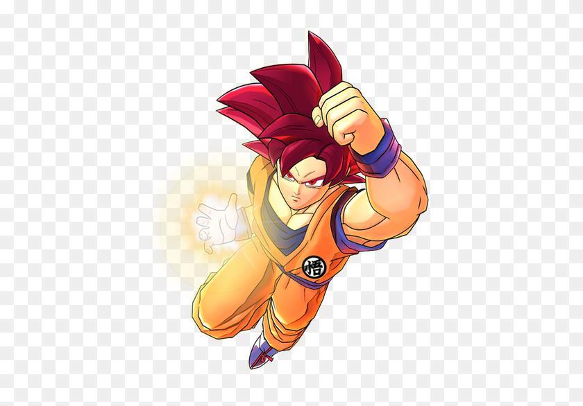 398x526 Goku Clipart Super Saiyan God - Goku Super Saiyan PNG