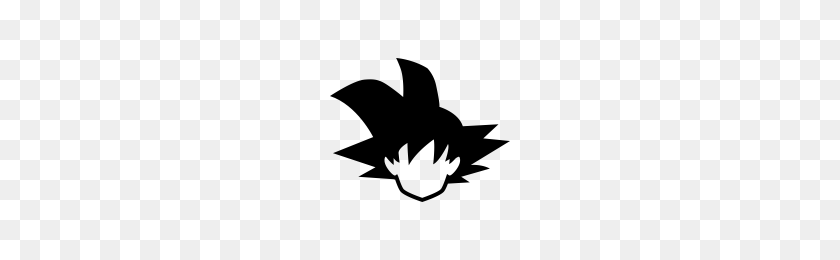 200x200 Goku Icons Noun Project - Goku Hair PNG