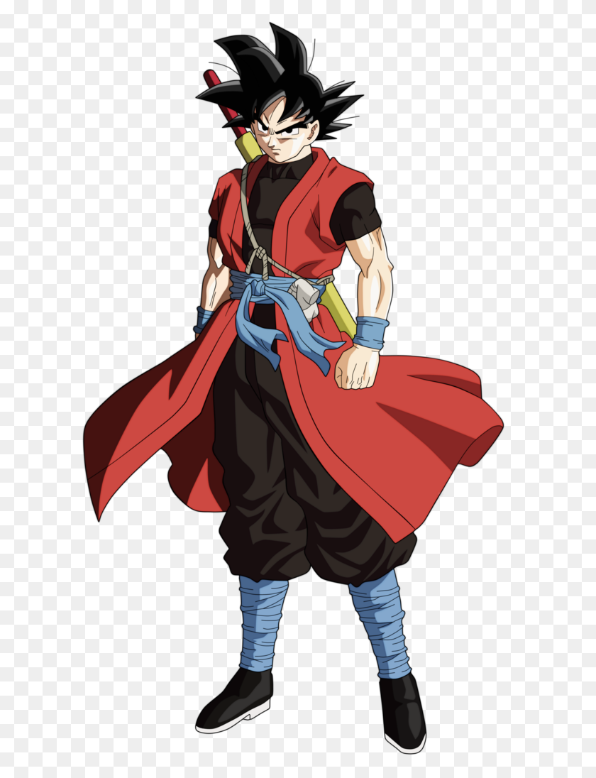 772x1036 Goku Xeno - Anime Guy PNG