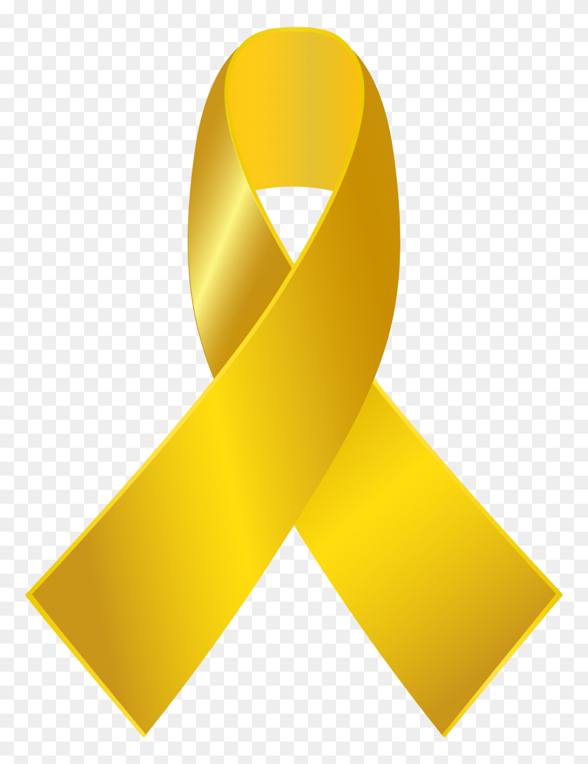 4531x6000 Gold Awareness Ribbon Png Clip Art - Rose Gold Clip Art