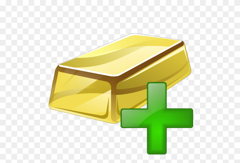 512x512 Gold Bar Icon Png - Gold Bar PNG