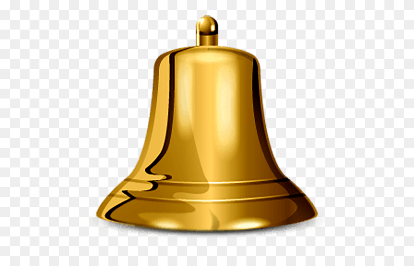480x480 Gold Bell Png - Bell PNG