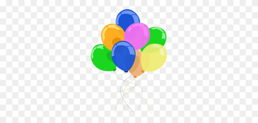 247x340 Gold Birthday Pdf Balloon - Water Balloon Fight Clipart
