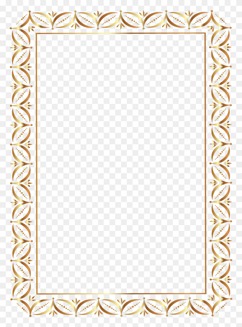 Get Transparent Gold Picture Frame Clipart Gif