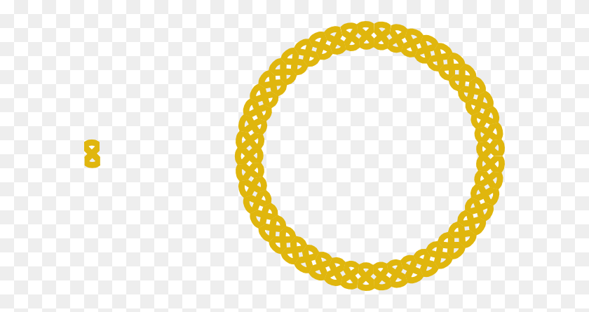600x385 Gold Braided Circle Clip Art - Gold Circle Clipart