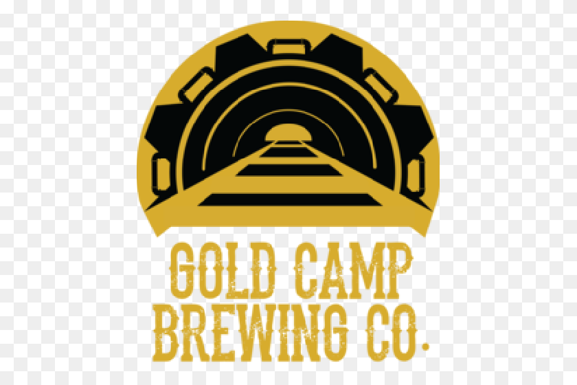 441x500 Gold Camp Brewing Co Paint Nite - Золотая Краска Png