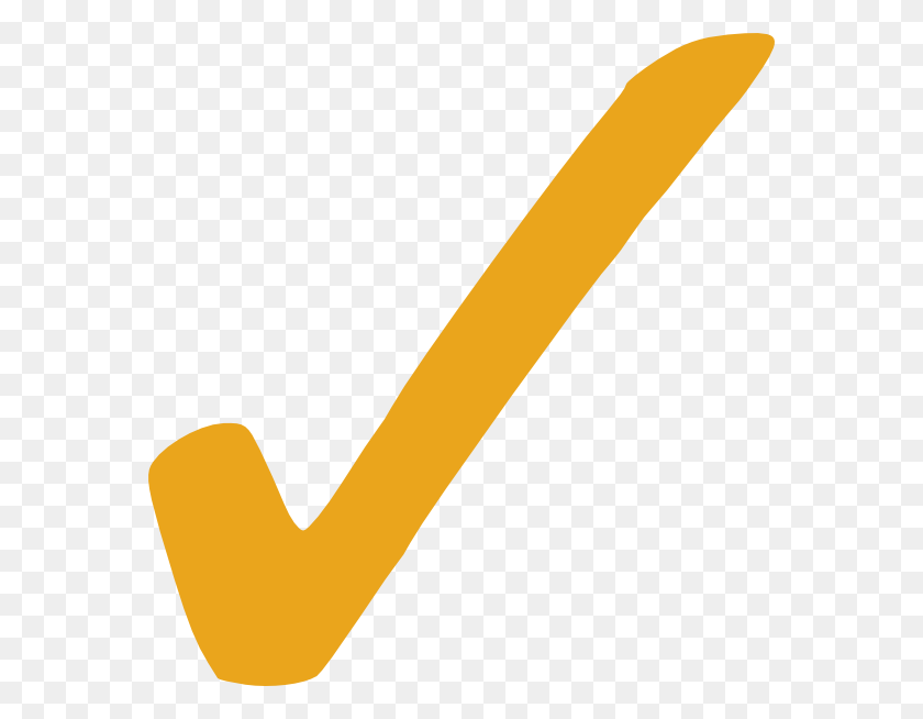 570x594 Gold Check Mark - Gold Line PNG