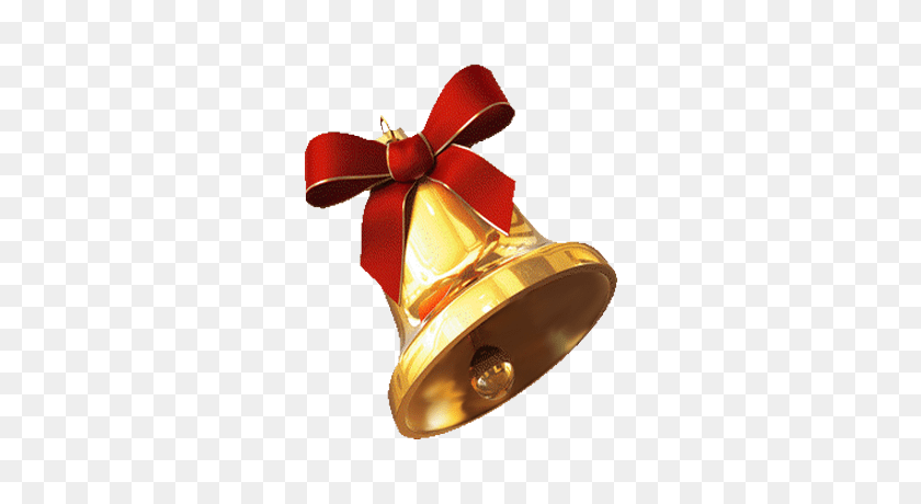 300x400 Gold Christmas Bell Transparent Background - Christmas Bells PNG