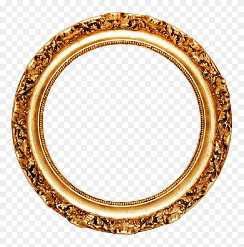 1024x1039 Gold Circle Frame Png Png Image - Gold Circle PNG