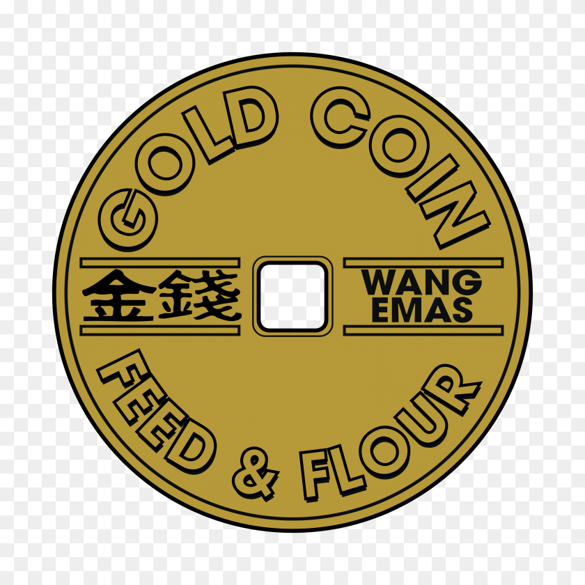 2400x2400 Золотая Монета Логотип Png С Прозрачным Вектором - Золотая Монета Png