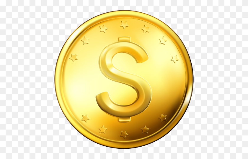 480x480 Gold Coin Png - Gold Coin PNG