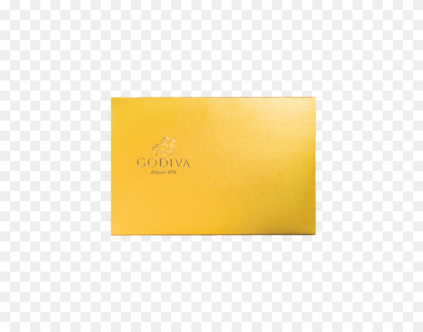 600x600 Gold Collection Gift Box, Pieces Godiva Australia - Gold Rectangle PNG