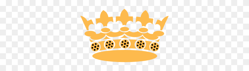 298x180 Gold Crown Clip Art - Gold Princess Crown Clipart