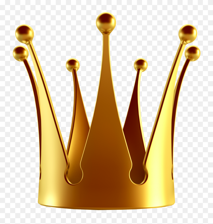 1264x1335 Gold Crown Png Clipart - Transparent Crown PNG