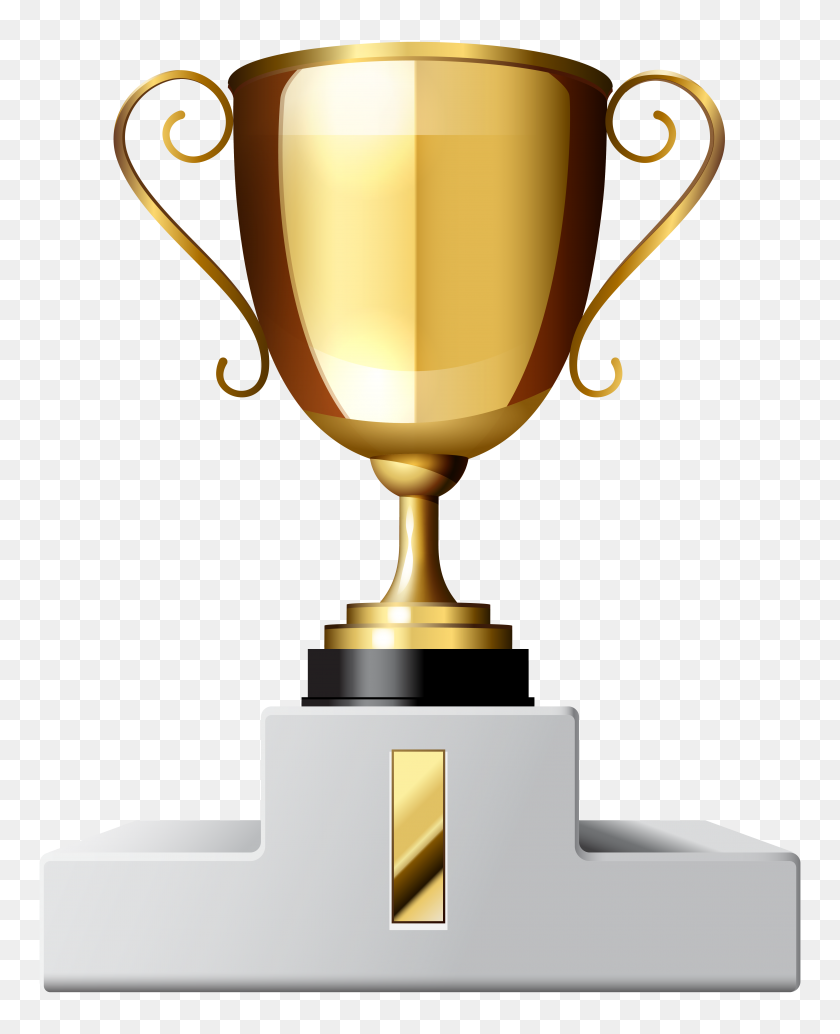 4814x6014 Gold Cup First Place Png Clipart - Trophies PNG