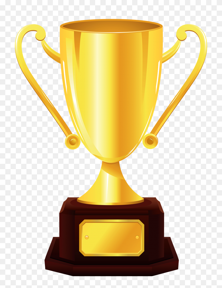 3833x5066 Gold Cup Trophy Png Clipart - Trophies PNG