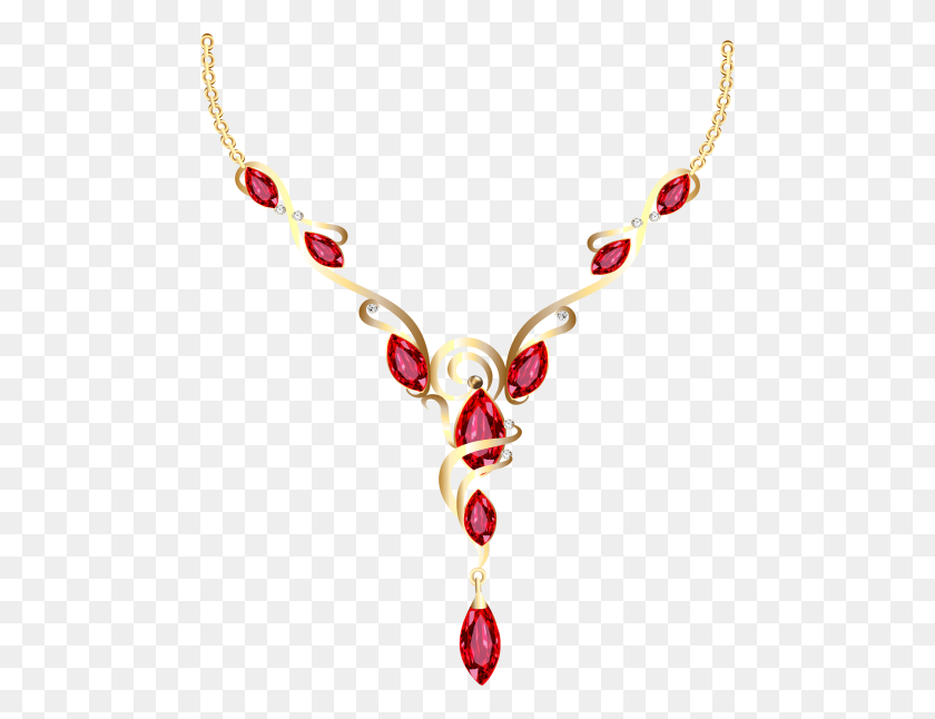 480x586 Gold Diamond Necklace Png - Necklace PNG