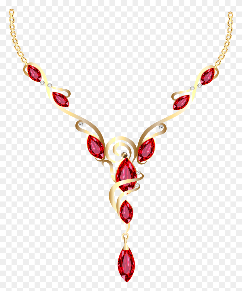 2883x3516 Золотое Ожерелье С Бриллиантом Png Изображения - Кулон Png
