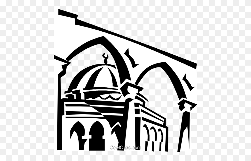 480x480 Gold Dome, Jerusalem Royalty Free Vector Clip Art Illustration - Dome Clipart
