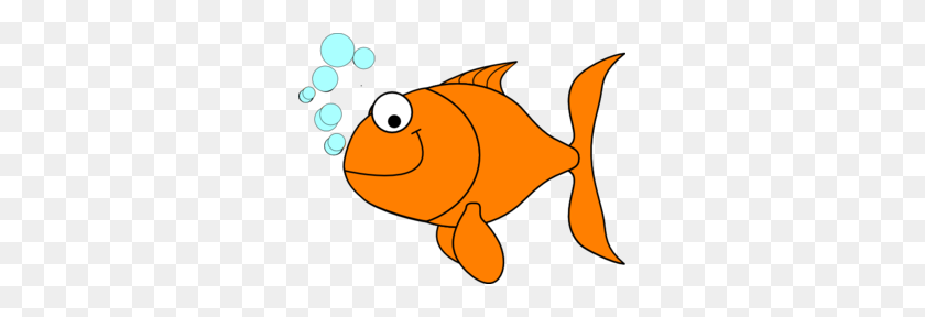 297x228 Золотая Рыбка Картинки - Рыба Клипарт Черный И Белый