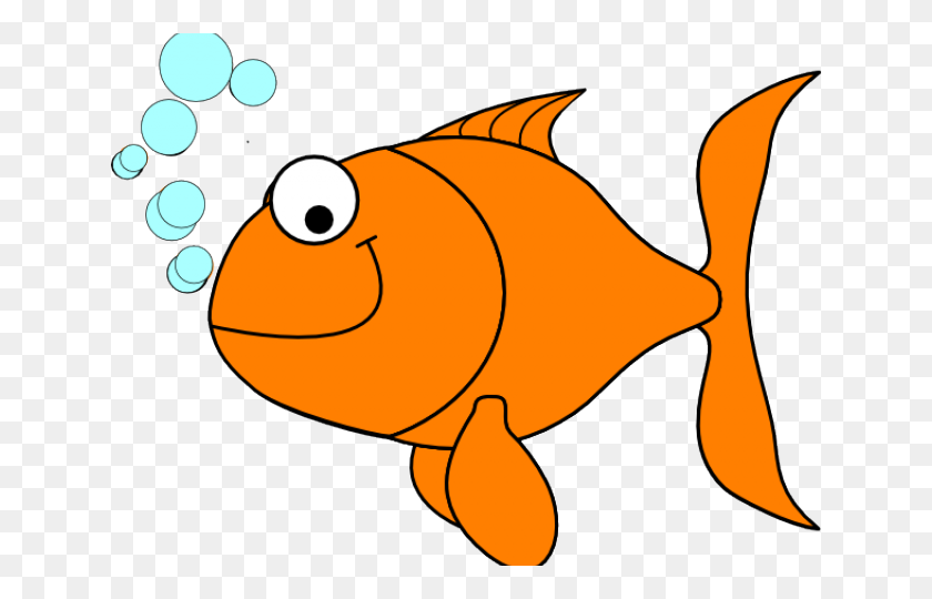 640x480 Золотая Рыбка Клипарт Прозрачный Фон - Рыба Клипарт Прозрачный Фон