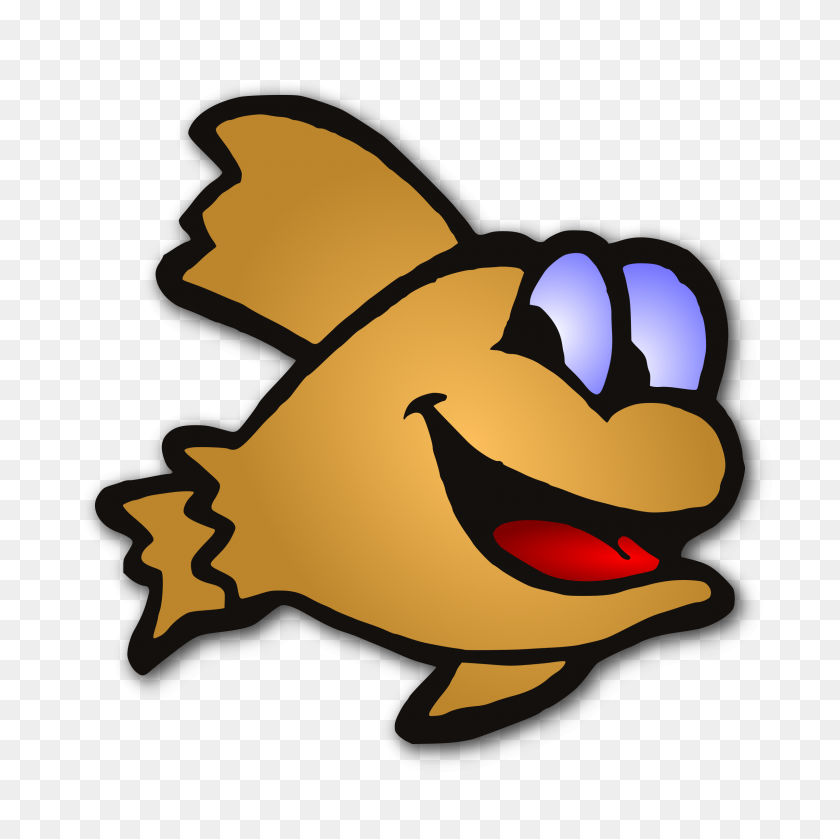 2400x2398 Золотая Рыбка Векторный Клипарт Изображение - Вектор Рыбы Png