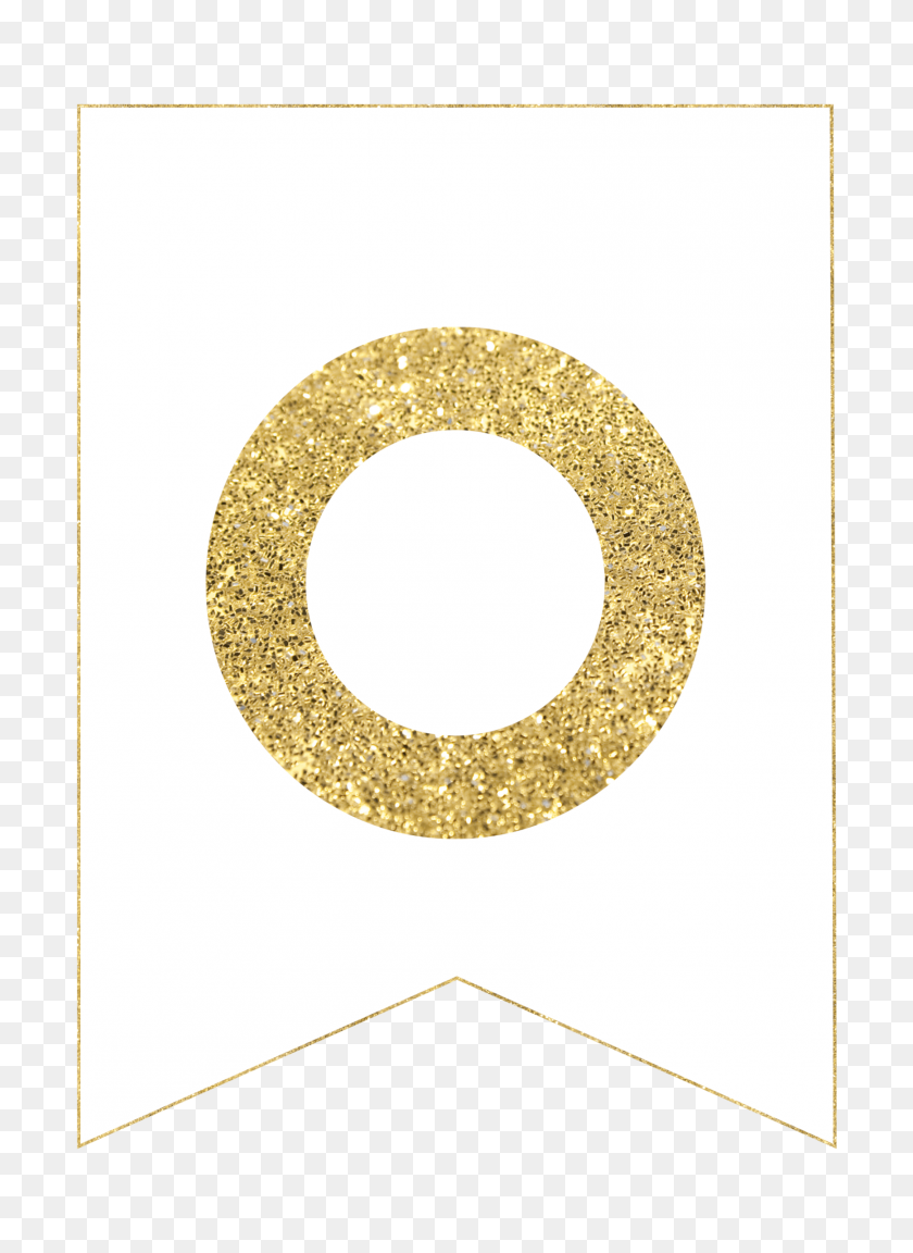 1736x2431 Gold Free Printable Banner Letters - Gold Glitter PNG