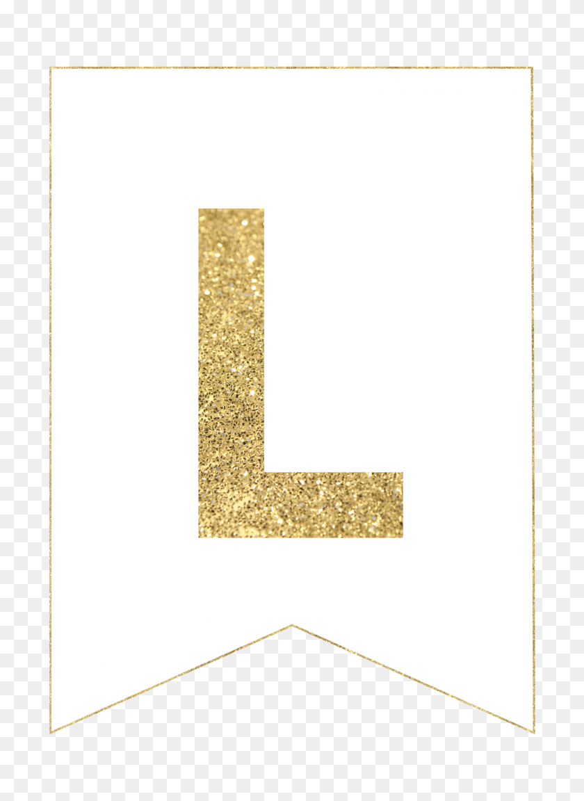 1736x2431 Gold Free Printable Banner Letters - Gold Texture PNG