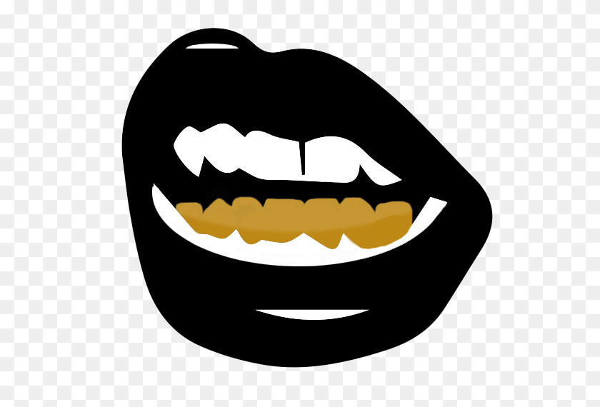 554x510 Gold Grillz And Paper Mills Hip Hop In Context - Grillz PNG